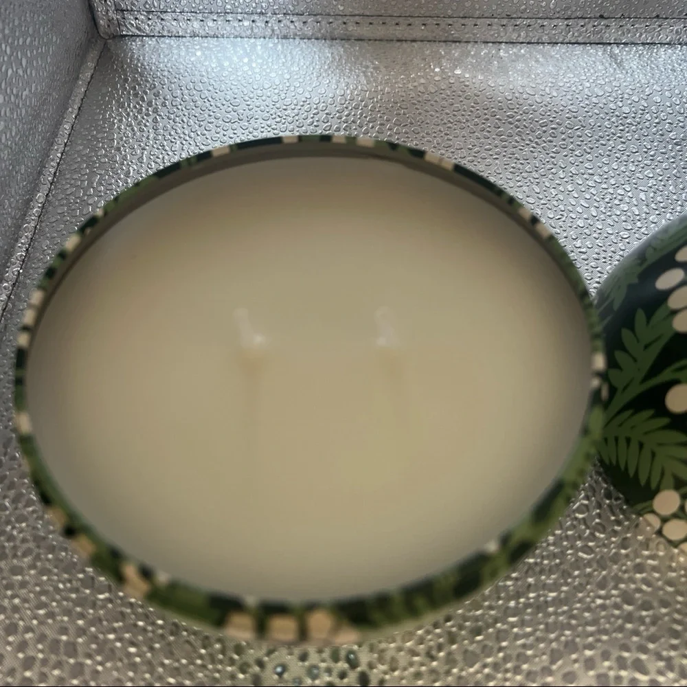 IKEA 2 wick Boho Style Candle w Lid